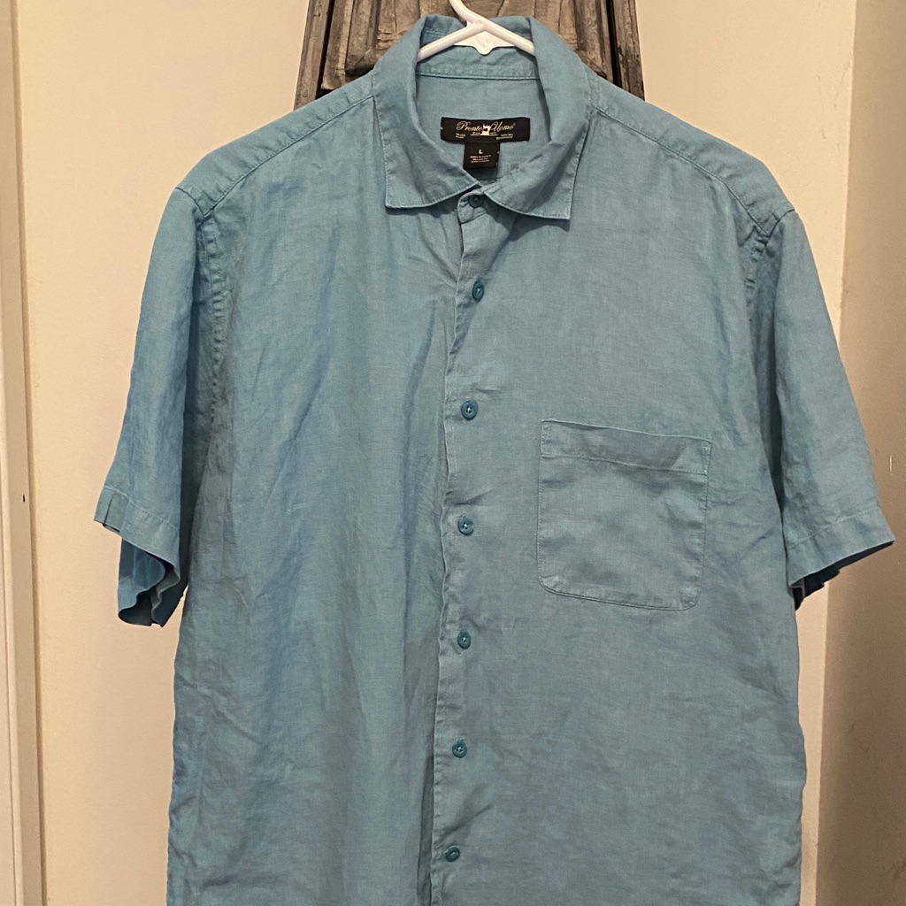 Pronto Uomo Sky Blue Casual Button Down Shirt